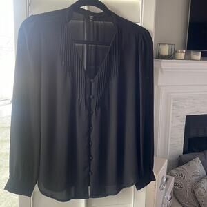 J. Crew Black Blouse